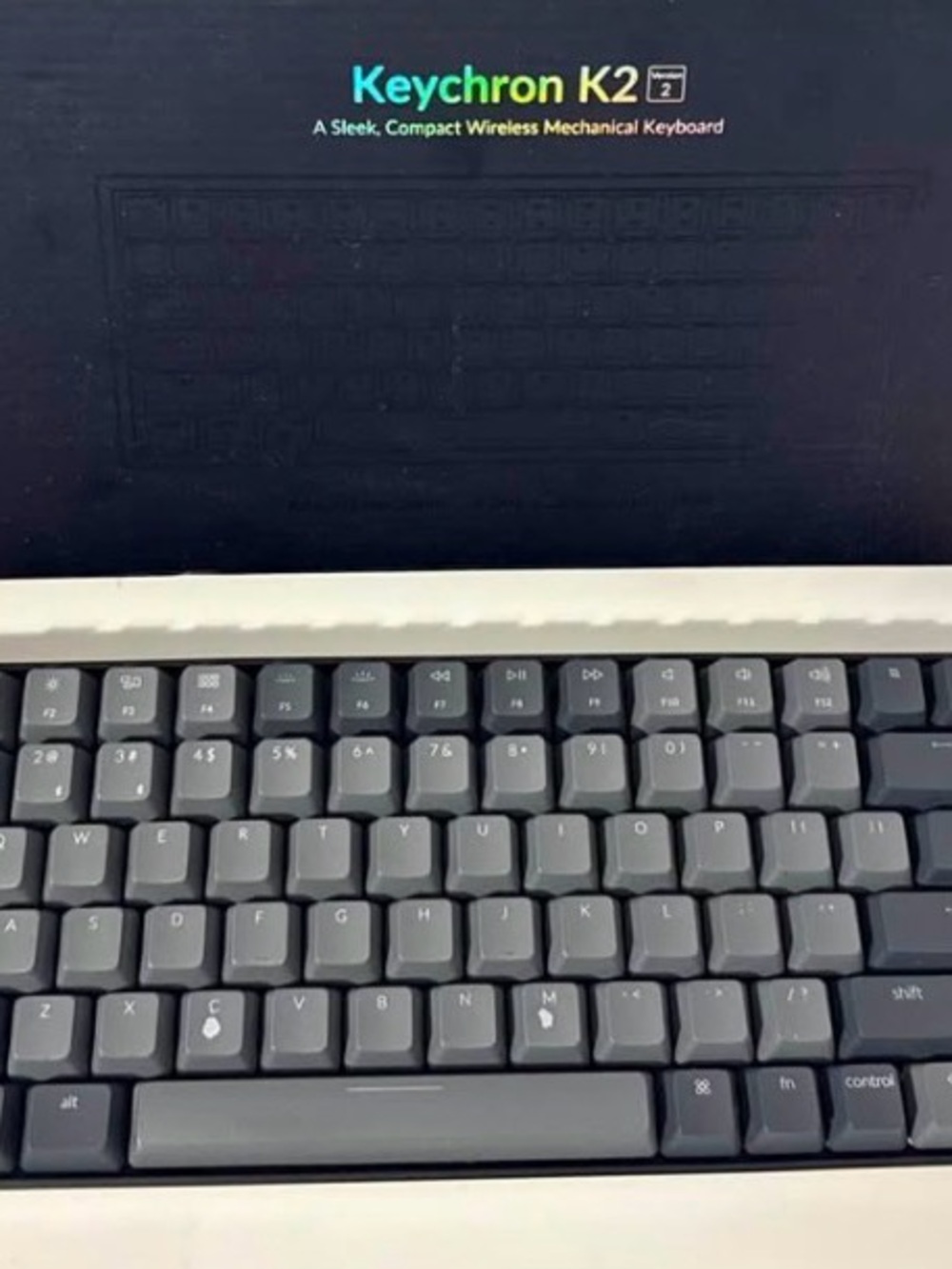 K2 Compact Wireless Mechanical Keyboard — Gray
